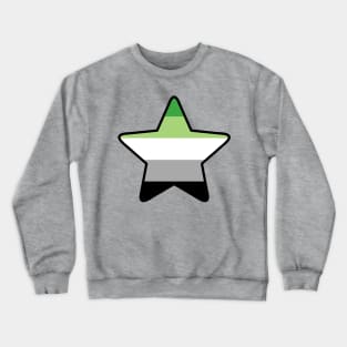 Aromantic Pride Star Crewneck Sweatshirt